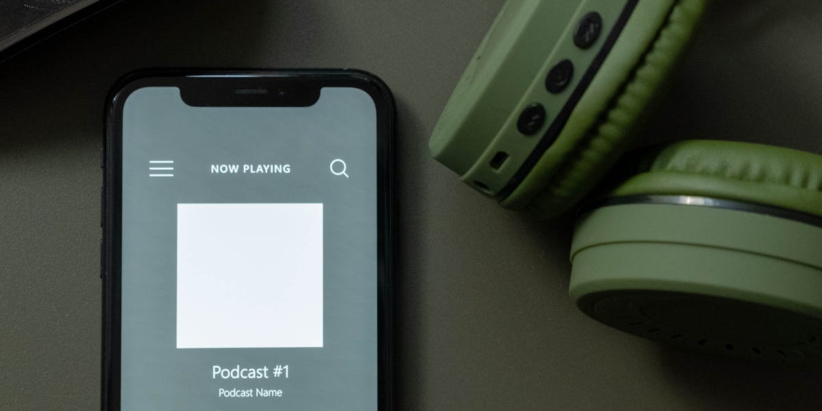 fundo verde para podcast